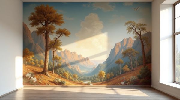 Créer une ambiance unique avec un papier peint fresque grand format original